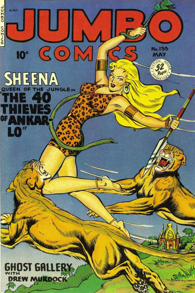 Cover for Jumbo Comics (Fiction House, 1938 series) #135