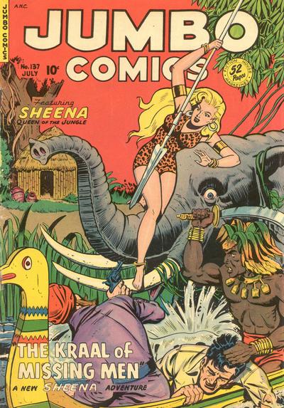 Cover for Jumbo Comics (Fiction House, 1938 series) #137