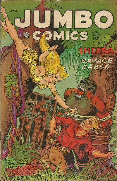 Cover for Jumbo Comics (Fiction House, 1938 series) #160