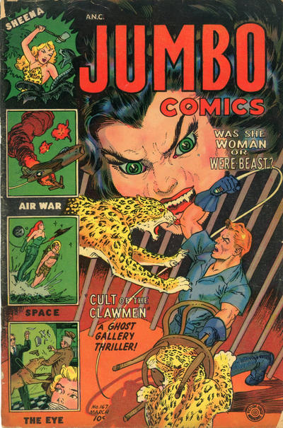 Cover for Jumbo Comics (Fiction House, 1938 series) #167