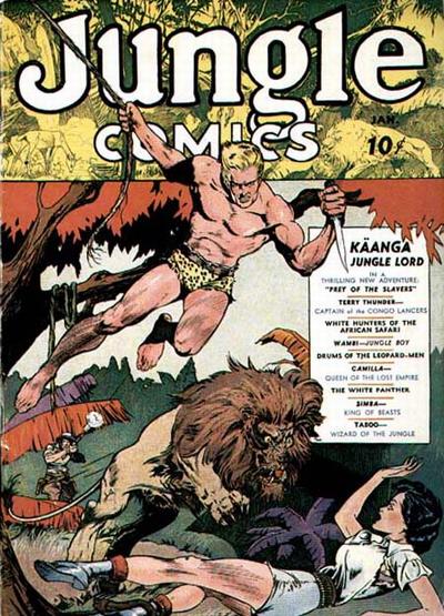 Cover for Jungle Comics (Fiction House, 1940 series) #1