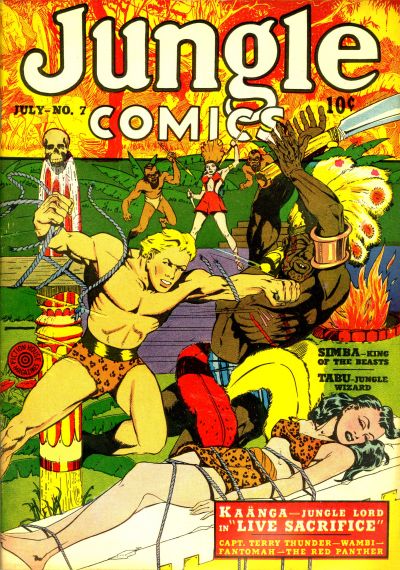 Cover for Jungle Comics (Fiction House, 1940 series) #7