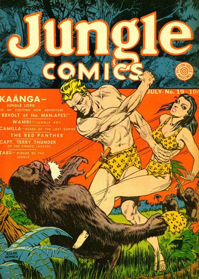 Cover for Jungle Comics (Fiction House, 1940 series) #19