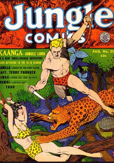 Cover for Jungle Comics (Fiction House, 1940 series) #20