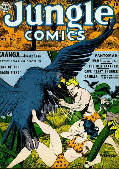 Cover for Jungle Comics (Fiction House, 1940 series) #22