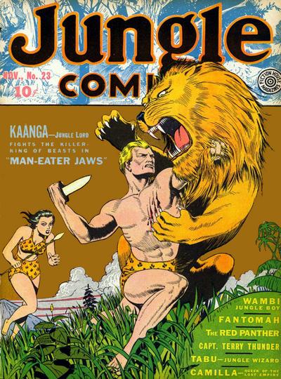 Cover for Jungle Comics (Fiction House, 1940 series) #23