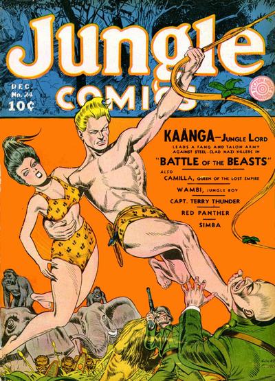 Cover for Jungle Comics (Fiction House, 1940 series) #24