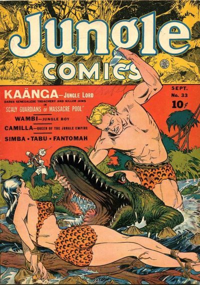 Cover for Jungle Comics (Fiction House, 1940 series) #33