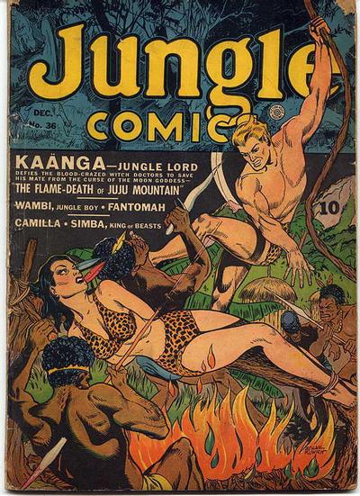 Cover for Jungle Comics (Fiction House, 1940 series) #36