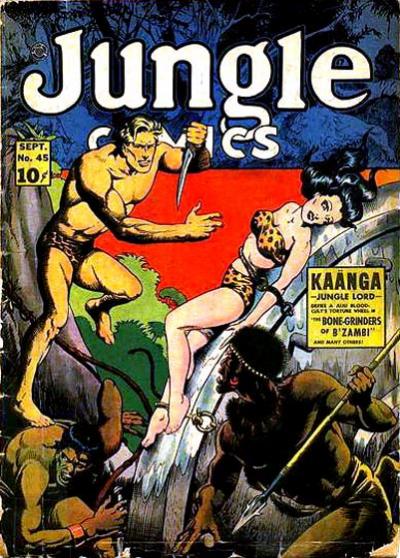 Cover for Jungle Comics (Fiction House, 1940 series) #45
