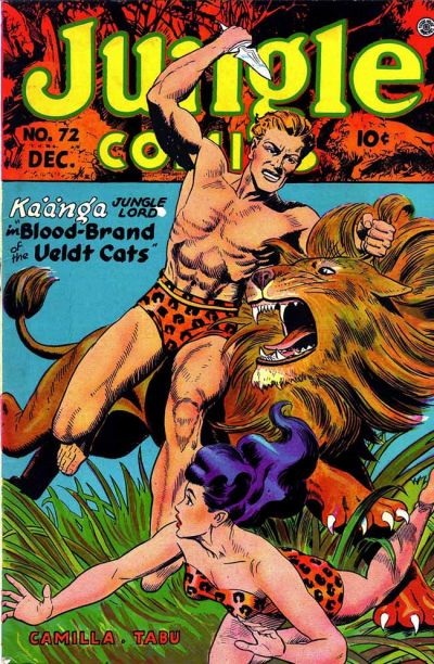 Cover for Jungle Comics (Fiction House, 1940 series) #72