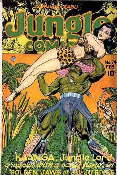 Cover for Jungle Comics (Fiction House, 1940 series) #74