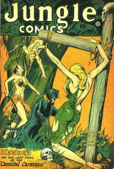 Cover for Jungle Comics (Fiction House, 1940 series) #99