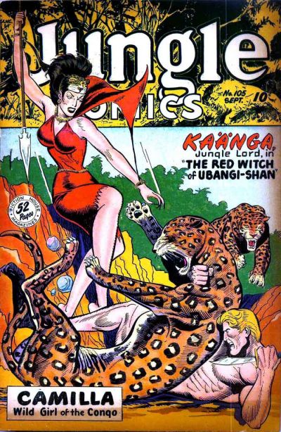 Cover for Jungle Comics (Fiction House, 1940 series) #105