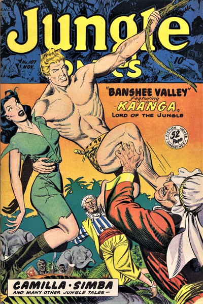 Cover for Jungle Comics (Fiction House, 1940 series) #107