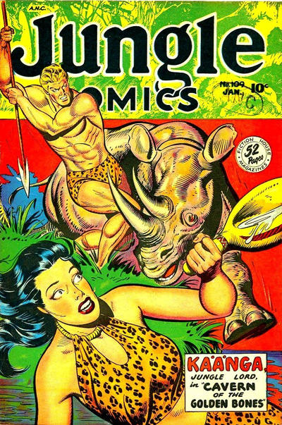 Cover for Jungle Comics (Fiction House, 1940 series) #109