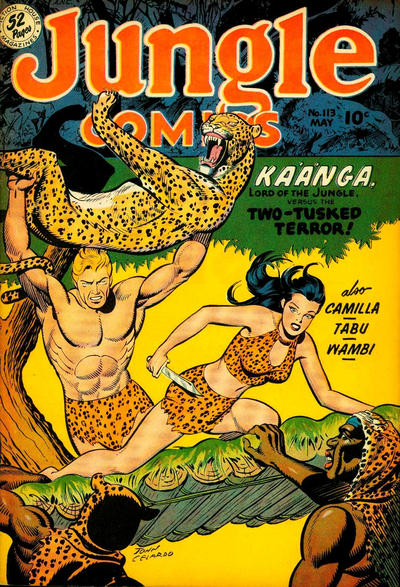 Cover for Jungle Comics (Fiction House, 1940 series) #113