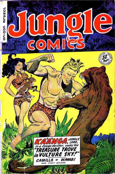 Cover for Jungle Comics (Fiction House, 1940 series) #115