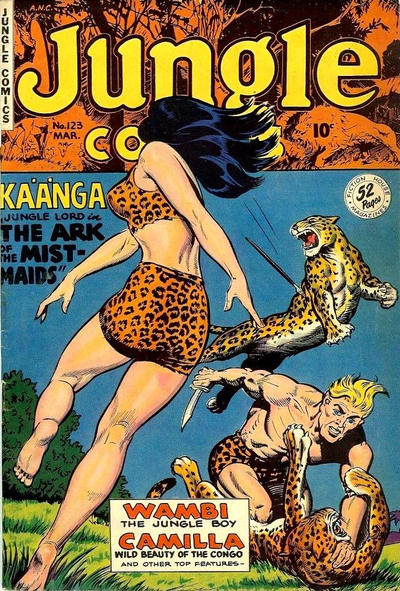 Cover for Jungle Comics (Fiction House, 1940 series) #123