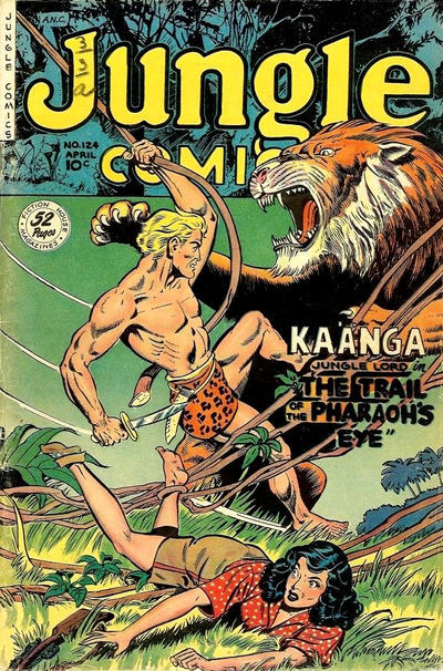 Cover for Jungle Comics (Fiction House, 1940 series) #124