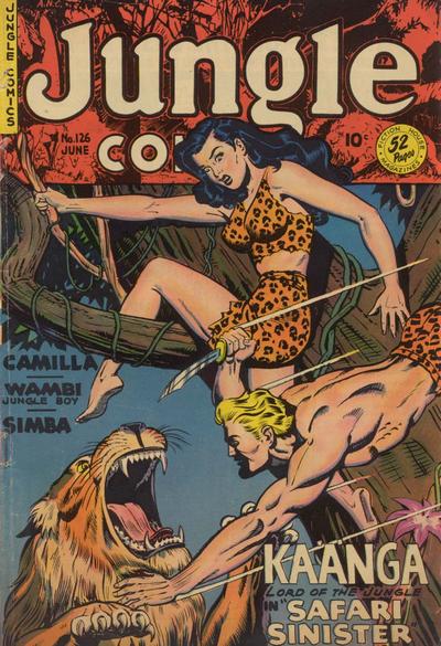 Cover for Jungle Comics (Fiction House, 1940 series) #126