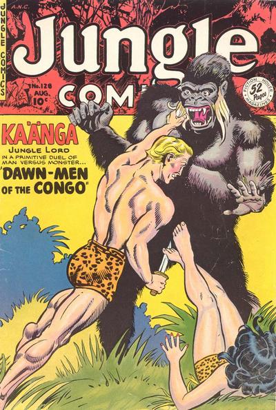 Cover for Jungle Comics (Fiction House, 1940 series) #128