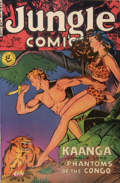 Cover for Jungle Comics (Fiction House, 1940 series) #130