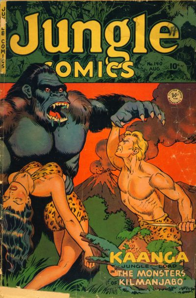 Cover for Jungle Comics (Fiction House, 1940 series) #140
