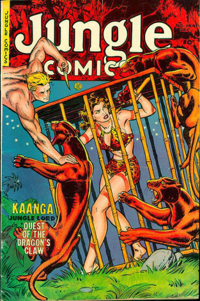 Cover for Jungle Comics (Fiction House, 1940 series) #144
