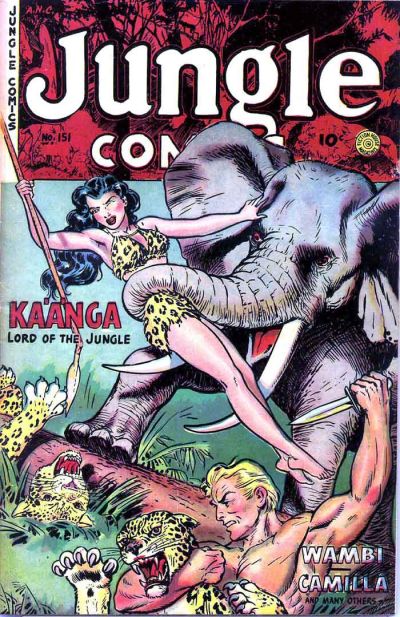Cover for Jungle Comics (Fiction House, 1940 series) #151