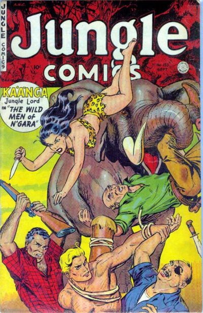 Cover for Jungle Comics (Fiction House, 1940 series) #153