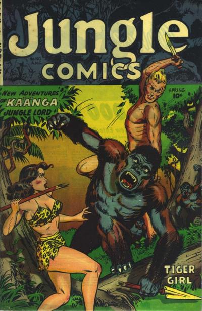 Cover for Jungle Comics (Fiction House, 1940 series) #162