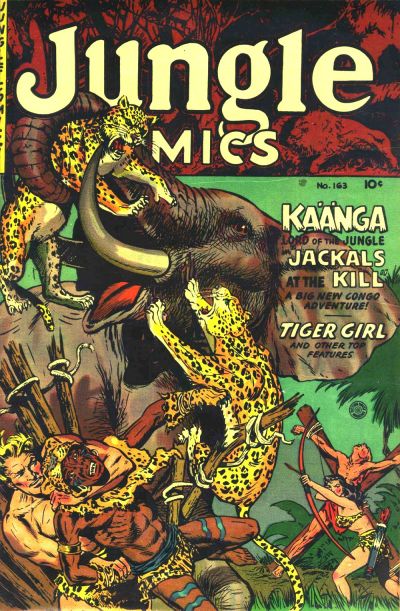 Cover for Jungle Comics (Fiction House, 1940 series) #163