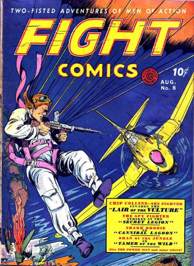 Cover for Fight Comics (Fiction House, 1940 series) #8