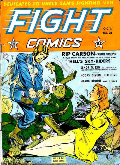 Cover for Fight Comics (Fiction House, 1940 series) #21