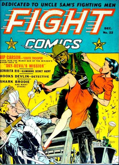 Cover for Fight Comics (Fiction House, 1940 series) #22