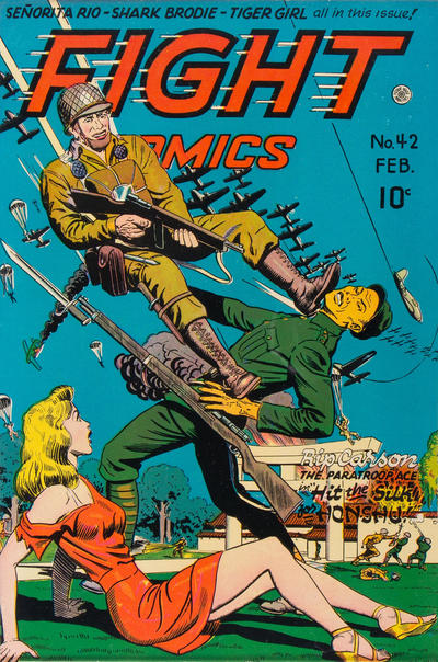 Cover for Fight Comics (Fiction House, 1940 series) #42