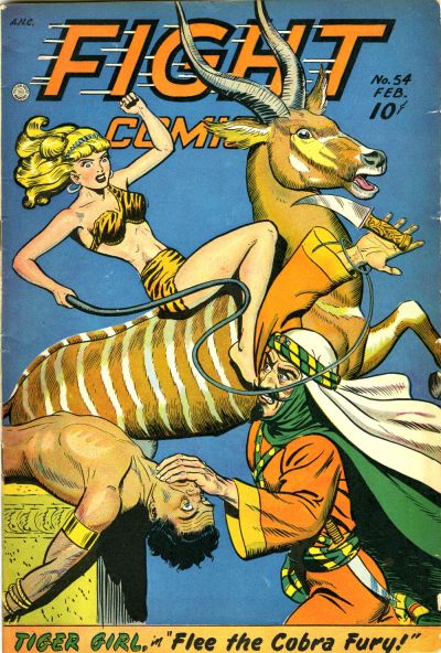 Cover for Fight Comics (Fiction House, 1940 series) #54