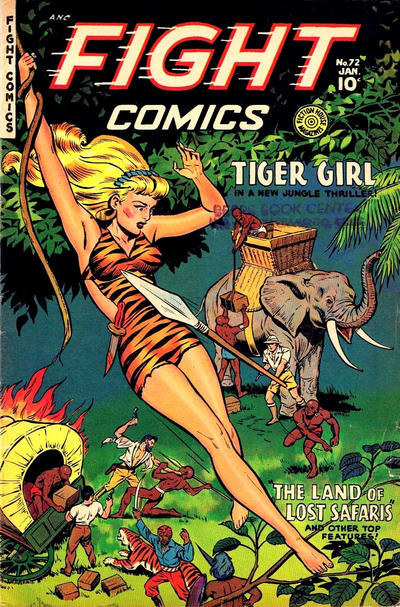 Cover for Fight Comics (Fiction House, 1940 series) #72