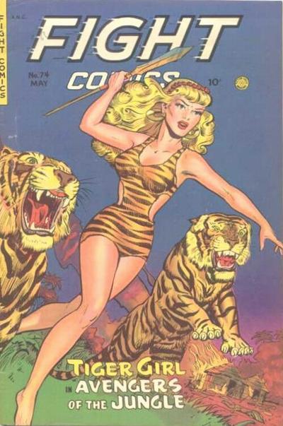 Cover for Fight Comics (Fiction House, 1940 series) #74