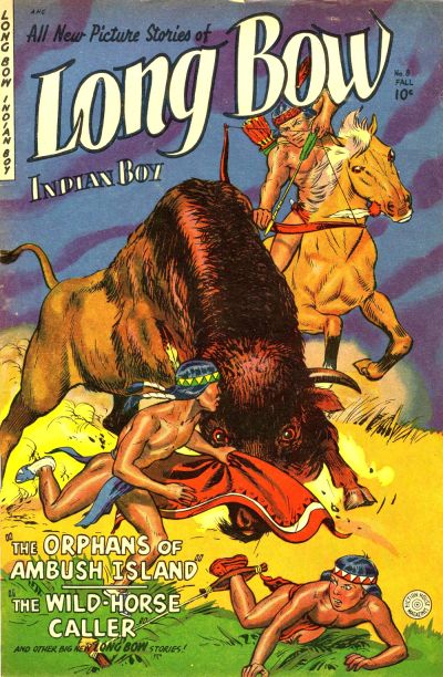 Cover for Long Bow (Fiction House, 1951 series) #8