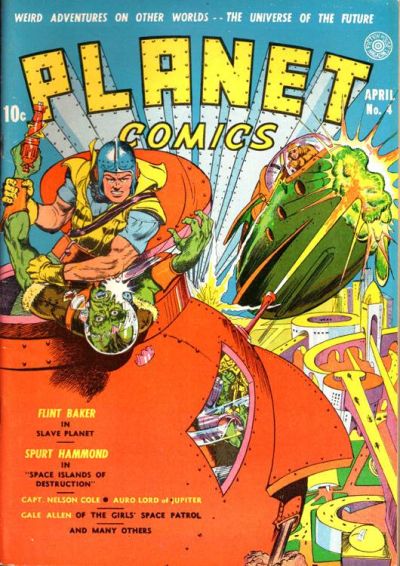 Cover for Planet Comics (Fiction House, 1940 series) #4