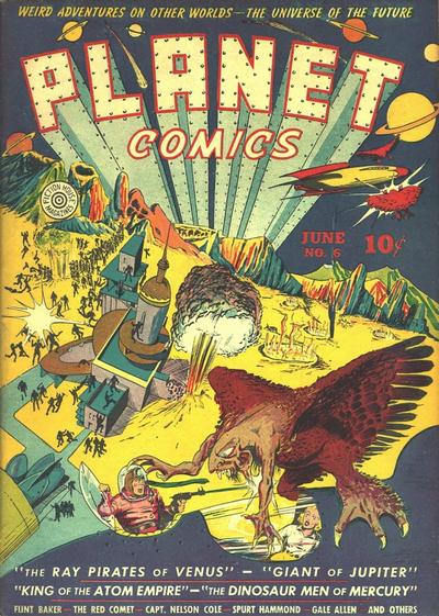 Cover for Planet Comics (Fiction House, 1940 series) #6