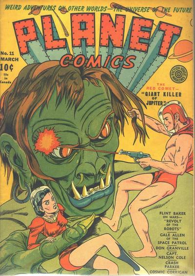 Cover for Planet Comics (Fiction House, 1940 series) #11