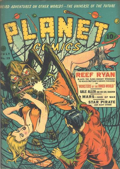 Cover for Planet Comics (Fiction House, 1940 series) #19