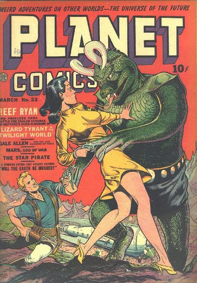 Cover for Planet Comics (Fiction House, 1940 series) #23