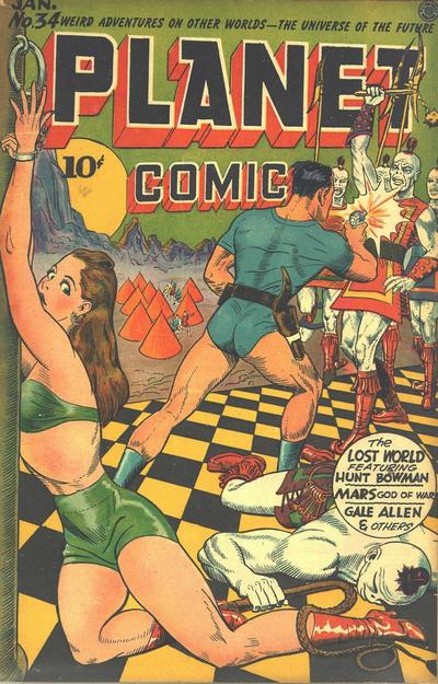 Cover for Planet Comics (Fiction House, 1940 series) #34