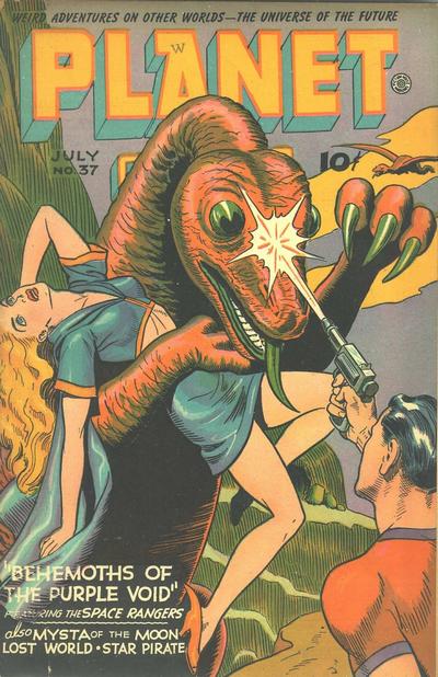 Cover for Planet Comics (Fiction House, 1940 series) #37