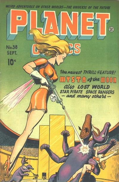 Cover for Planet Comics (Fiction House, 1940 series) #38