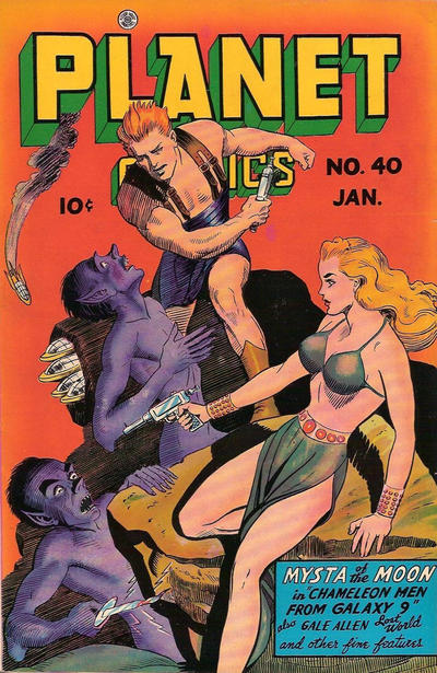 Cover for Planet Comics (Fiction House, 1940 series) #40